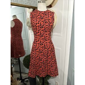 J.Lindeberg Jasmin Golf/Tennis Dress Cheetah Print Size XS